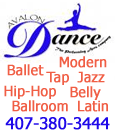 Avalon Dance is a Dance School with adult dance classes and traditional children dance classes. Try Avalon Dance, Orlando Fla Dance Studios Today!