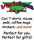 Fresh Designs on clothing and gifts...comedy, sports, maternity, Christian, TV, fantasy, pets, babies and more!